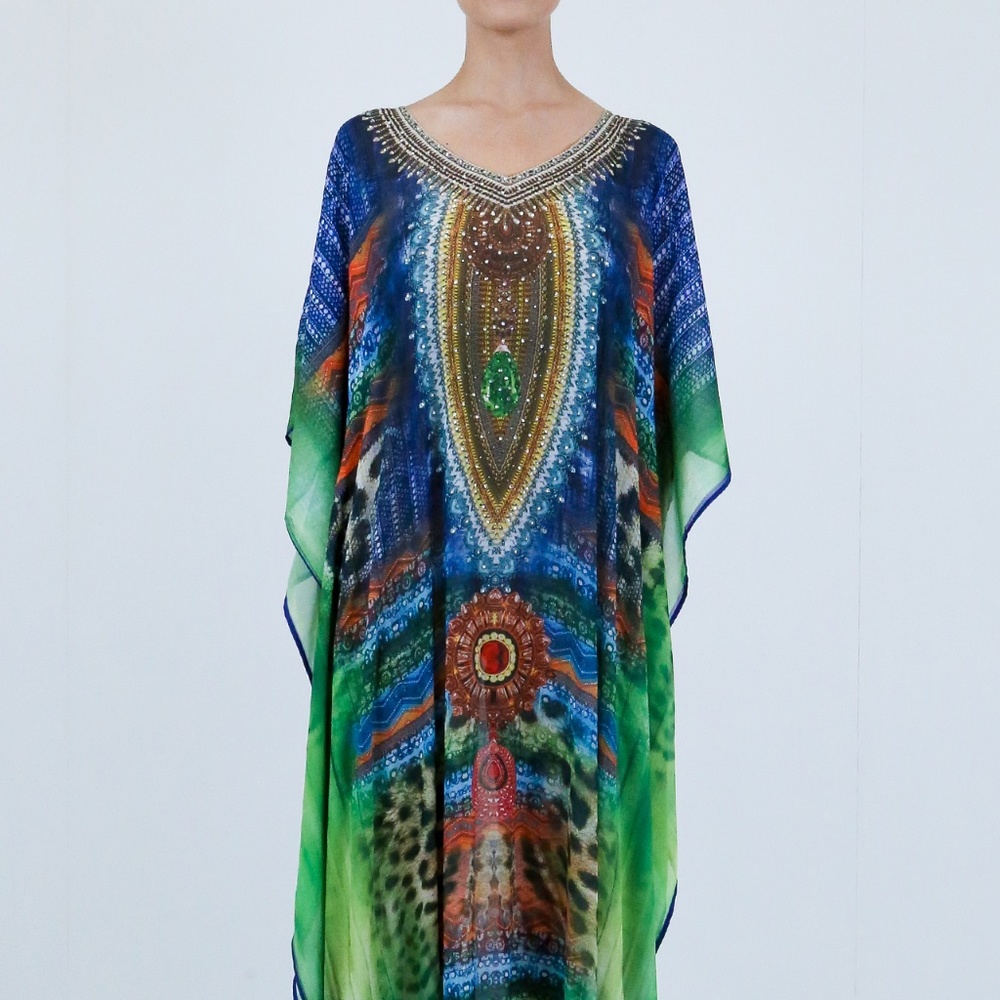 Green Kaftan -Women's Kaftan Dress for Sale Caftans